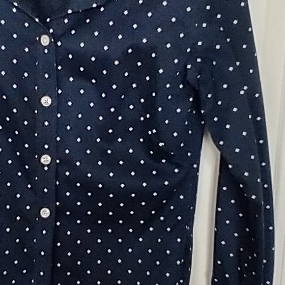 Women's Banana Republic size 0 Non-Iron button down long-sleeve shirt - Picture 2 of 6